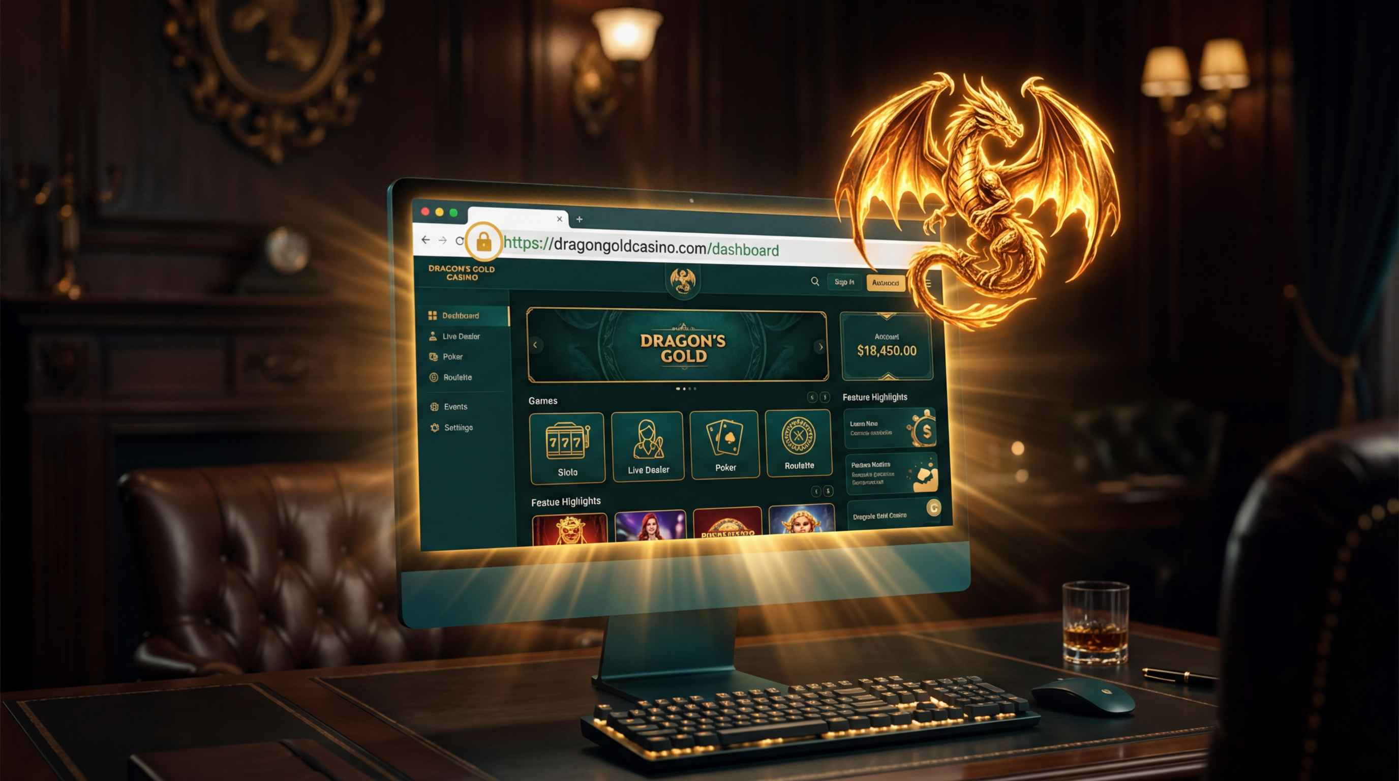 Логотип Драгон Мани